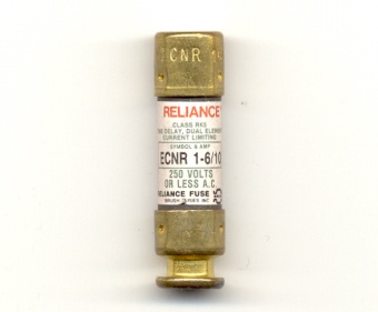 ECNR-1-6/10 Class RK5 1-6/10Amp Reliance Fuse - USED