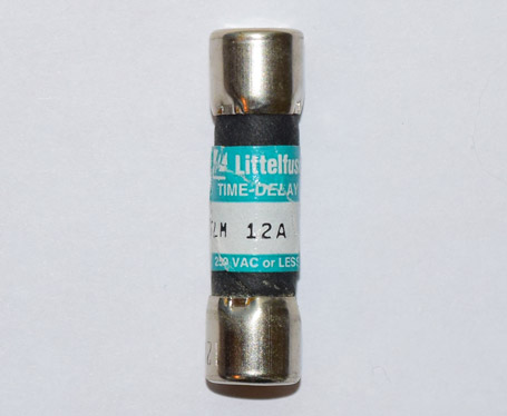 FLM-12 Time-Delay 12Amp Littelfuse Fuse, USED