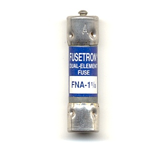 FNA-1-1/8 Pin Indicating Time-Delay Bussmann Fuse 1-1/8Amp