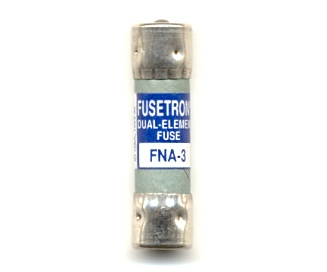 FNA-3 Pin Indicating Time-Delay Bussmann Fuse 3Amp