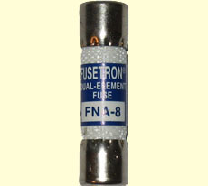 FNA-8 Pin Indicating Time-Delay Bussmann Fuse 8Amp