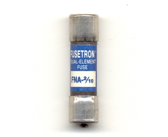 FNA-2/10 Pin Indicating Time-Delay Bussmann Fuse 2/10Amp - USED