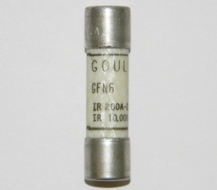 GFN6 Gould Shawmut 6Amp Pin Indicating NOS