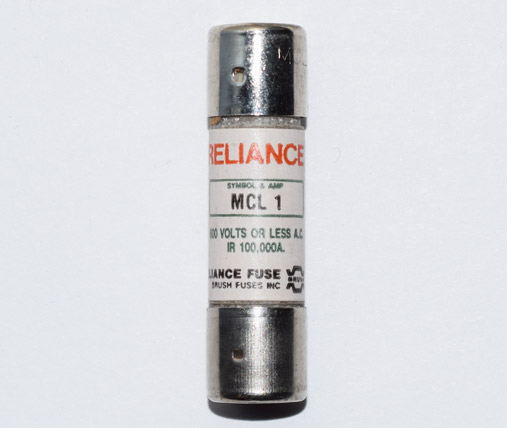 MCL-1 Fast-Acting Reliance Fuse 1Amp NOS