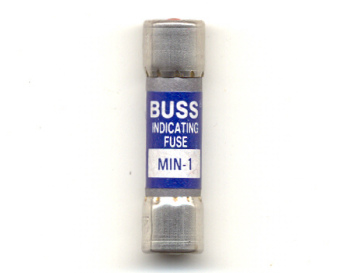 MIN-1 Bussmann Red Pin Indicating Fuse 1Amp