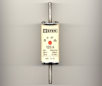 35035.0110 NH1 gL/gG Efen Fuse 125Amp 500V