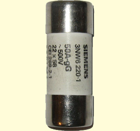 3NW6 220-1 Siemens 50Amp Fuse 500V