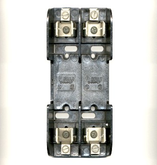 60606 & 60605 Gould Shawmut Fuse Block, Class H & K, NOS