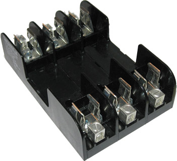 60608 Ferraz Shawmut Fuse Block, Class H & K, 3 pole