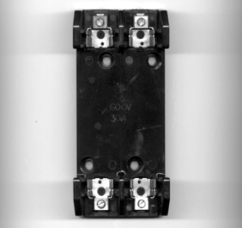 6F30A2B Marathon Fuse Block Class H & K, 2 pole