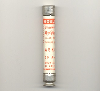 A6K30R Amp-Trap Gould Shawmut RK1 Fuse 30Amp - NOS