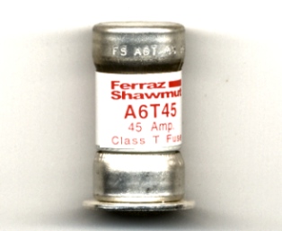 A6T45 Ferraz Shawmut Class T 45Amp Fuse