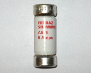 A6T6 Ferraz Shawmut Class T 6Amp Fuse