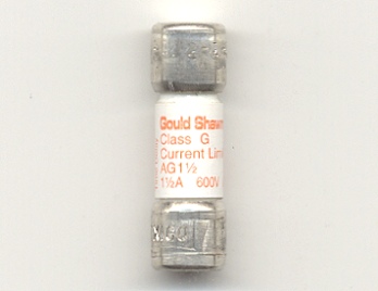 AG1-1/2 Gould-Ferraz Shawmut 1-1/2Amp Class G Fuse