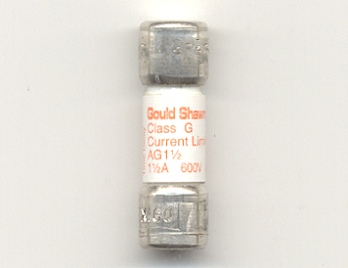 AG1-1/2 Gould-Ferraz Shawmut 1-1/2Amp Class G Fuse