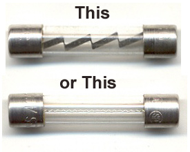 AGC-6 Bussmann 6Amp, (3AG) 5 fuses