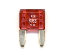 ATM-10 Bussmann Automotive Mini Blade Fuse 10Amp, 5 each fuses