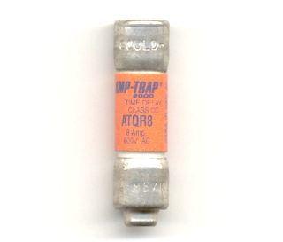 ATQR8 Gould Shawmut Amp-trap Fuse 8Amp NOS