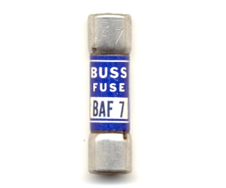 BAF-7 Fast Acting Bussmann Fuse 7Amp NOS