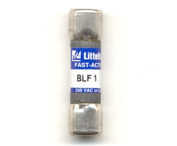 BLF-1 Fast Acting Littelfuse Fuse 1Amp
