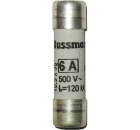C10G6 Bussmann Cylindrical Industrial Fuse 6Amp