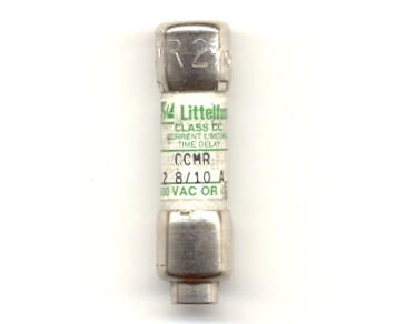 CCMR-2-8/10 Slo-Blo Littelfuse Class CC, 2-8/10Amp NOS