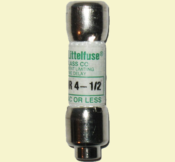 CCMR-4-1/2 Slo-Blo Littelfuse Class CC, 4-1/2Amp Fuse