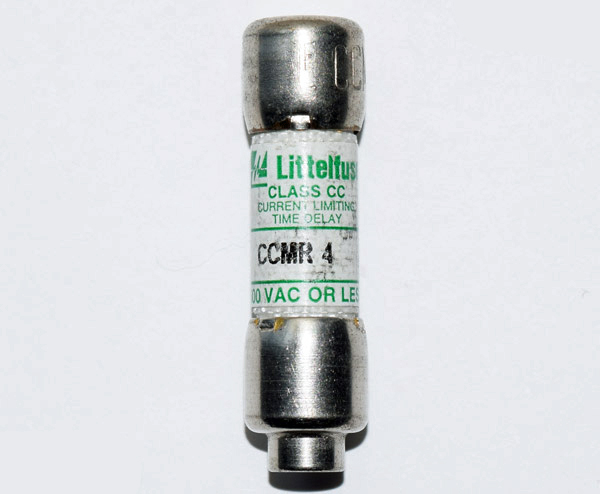 CCMR-4 Slo-Blo Littelfuse Class CC, 4Amp Fuse USED