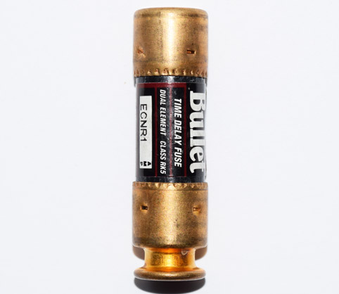 ECNR1 Edison - Bullet 1Amp Fuse Time-Delay Class RK5