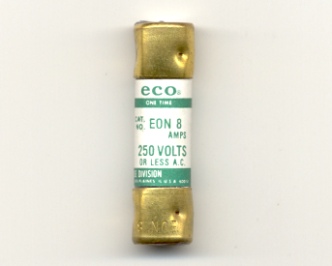 EON-8 Economy One-Time Fuse 8Amp NOS