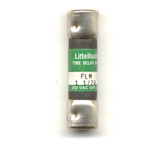 FLM-1-1/2 Time-Delay 1-1/2Amp Littelfuse NOS