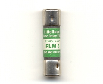 FLM-3 Time-Delay 3Amp Littelfuse Fuse - USED