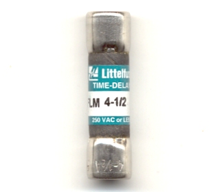 FLM-4-1/2 Time-Delay 4-1/2Amp Littelfuse Fuse