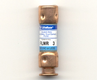 FLNR-3 Time-Delay Littelfuse Powr-Gard Fuse 3Amp