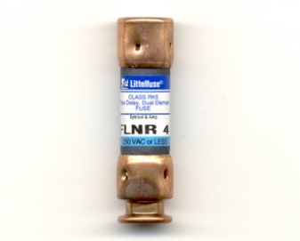 FLNR-4 Time-Delay Littelfuse Powr-Gard Fuse 4Amp