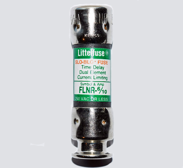 FLNR-6/10 Time-Delay Littelfuse Powr-Gard Fuse 6/10Amp NOS