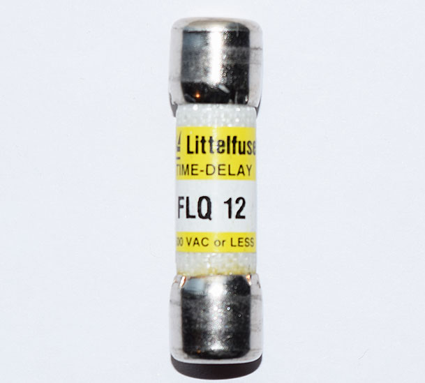 FLQ-12 Littelfuse Slo-Blo Fuse 12Amp 500Vac
