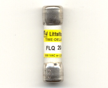 FLQ-20 Littelfuse Slo-Blo Fuse 20Amp 500Vac