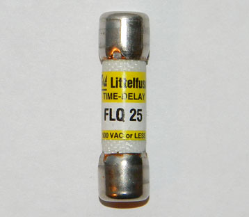 FLQ-25 Littelfuse Slo-Blo Fuse 25Amp 500Vac