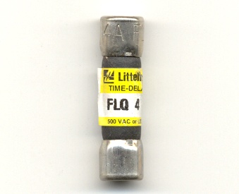 FLQ-4 Littelfuse Slo-Blo Fuse 4Amp 500Vac - USED