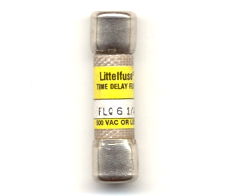 FLQ-6-1/4 Littelfuse Slo-Blo Fuse 6-1/4Amp 500Vac NOS