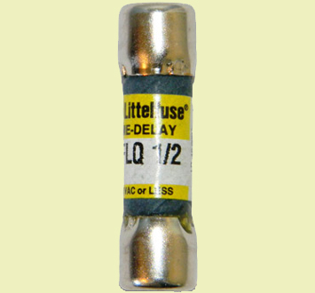 FLQ-1/2 Littelfuse Slo-Blo Fuse 1/2Amp 500Vac