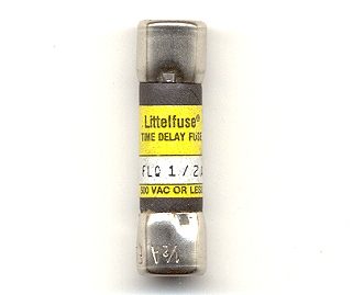 FLQ-1/2 Littelfuse Slo-Blo Fuse 1/2Amp 500Vac NOS