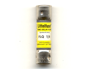 FLQ-1/4 Littelfuse Slo-Blo Fuse 1/4Amp 500Vac