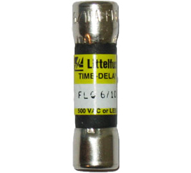 FLQ-6/10 Littelfuse Slo-Blo Fuse 6/10Amp 500Vac