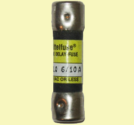 FLQ-6/10 Littelfuse Slo-Blo Fuse 6/10Amp 500Vac NOS