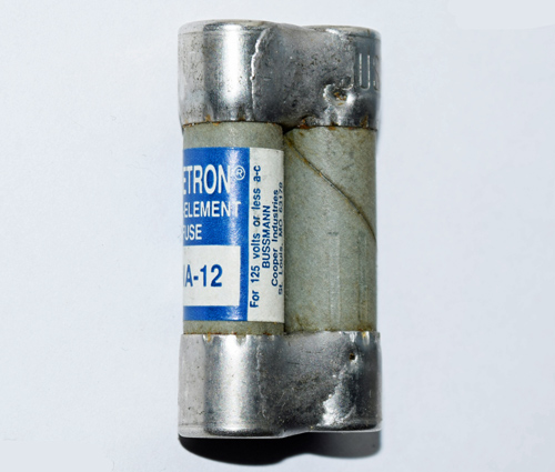 FNA-12 Pin Indicate Dual-Tube Bussmann Fusetron Fuse 12Amp