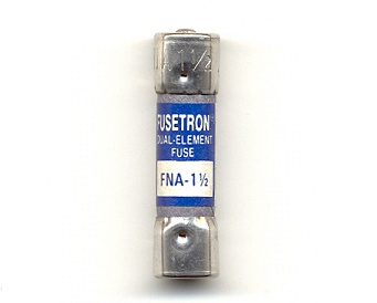 FNA-1-1/2 Pin Indicating Time-Delay Bussmann Fuse 1-1/2Amp