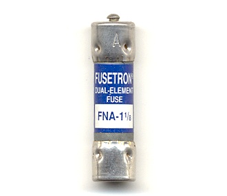 FNA-1-1/8 Pin Indicating Time-Delay Bussmann Fuse 1-1/8Amp