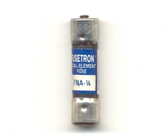 FNA-1/4 Pin Indicating Time-Delay Bussmann Fuse 1/4Amp - USED
